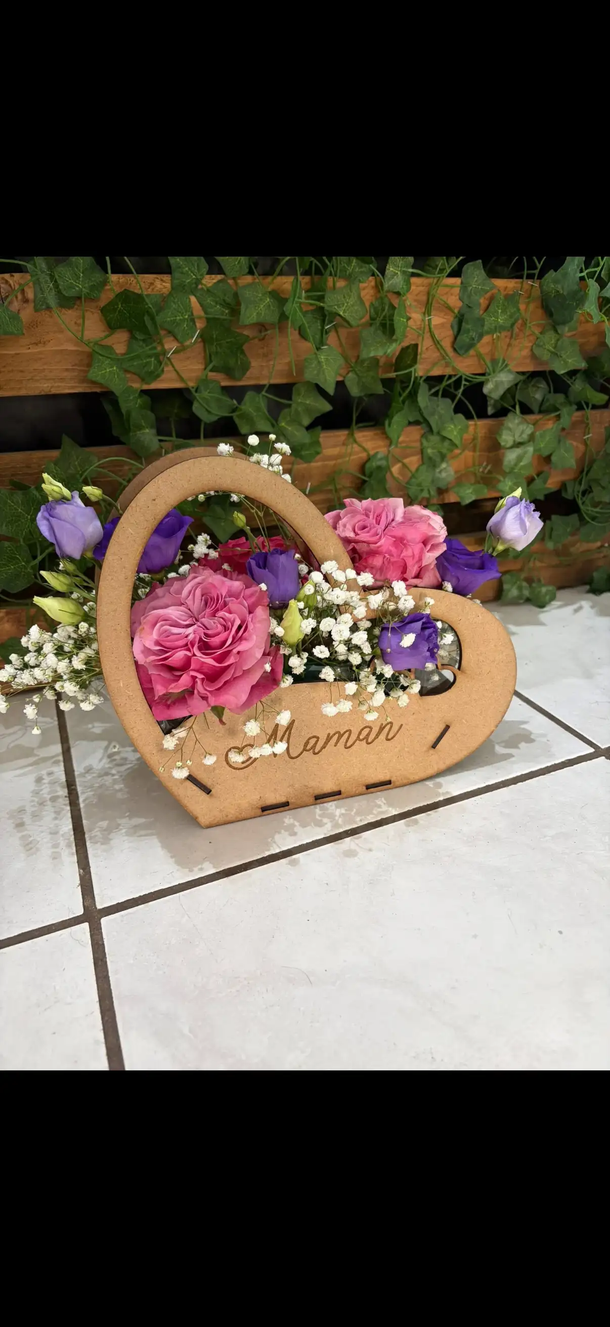 Sac fleurie personnalisé